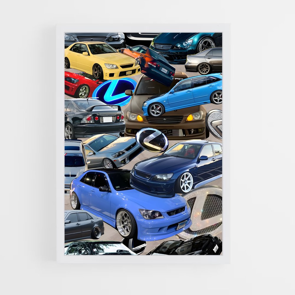 Poster Vitesse Fulgurante – affiche Lexus (vue 3)
